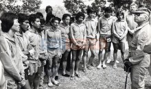 Pre-World Cup Training Squad with the then Malaysian King Sultan Ahmad Shah Apr 13 1981